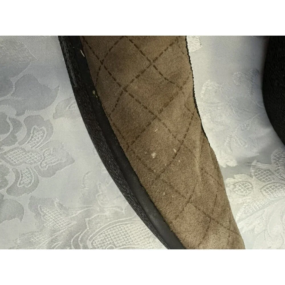 Munro Size 9M Brown Quilted Ballet Flats‎ Comfort Shoes